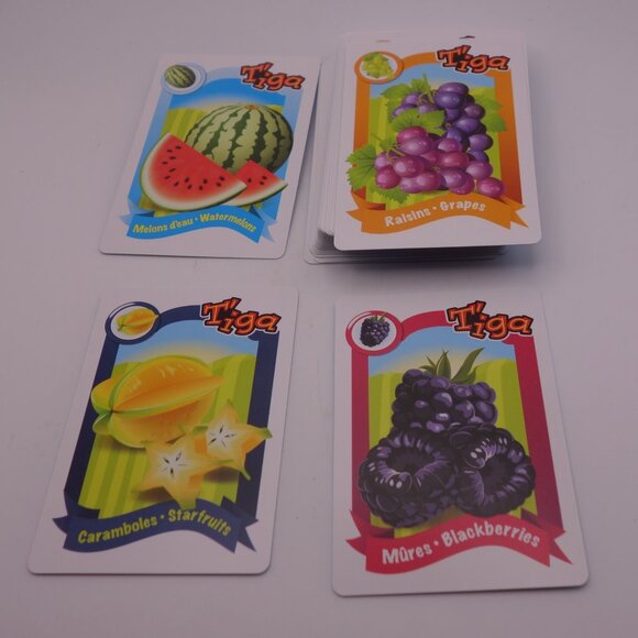 IGA Tiga Salade de Fruits Fruit Salad Creomax 2021 8 74659 00561 3 Card Game - Picture 14 of 16